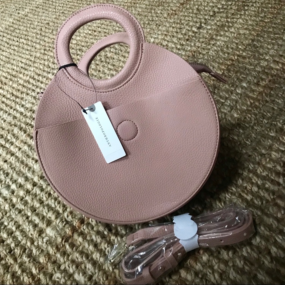 Anthropologie Ali Round Crossbody Bag/Clutch